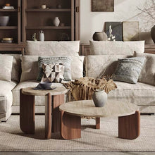 Load image into Gallery viewer, Kimitomo Travertine Coffee Table