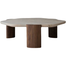 Load image into Gallery viewer, Kimitomo Hex Travertine Coffee Table