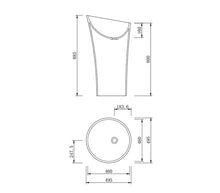Load image into Gallery viewer, Leno Freestanding Basin