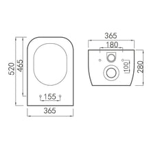 Load image into Gallery viewer, Randi Wall-Hung Toilet