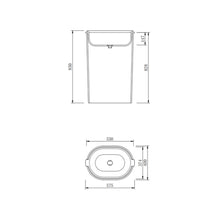 Load image into Gallery viewer, Hallmann Freestanding Basin
