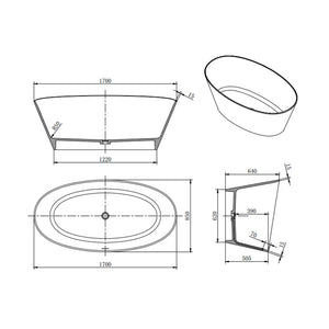 Leno Freestanding Bath