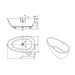 Ludwig Freestanding Bath