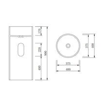 Load image into Gallery viewer, Natali Freestanding Basin

