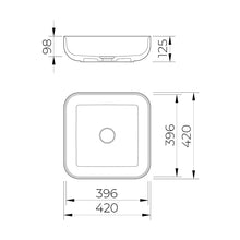 Load image into Gallery viewer, Selma Top-Mounted Square Basin
