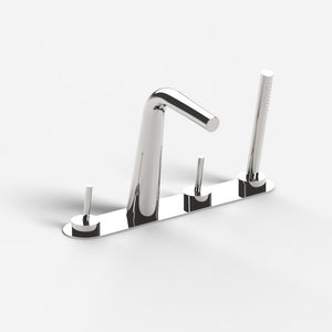 Silas One Deck-Mounted Bathtub Mixer Faucet