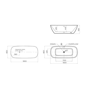 Sonnia Freestanding Bath